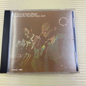 【同梱可】☆　B.B. キング＆ボビー・ブランド　　☆　TOGETHER FOR THE FIRST TIME LIVE 　 (輸CD) ★MCAD-4160 