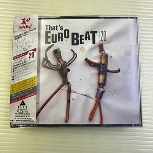 【同梱可】☆　THAT’S EUROBEAT VOL.20　ザッツ・ユーロビート VOL.20 2枚組 ☆　(CD)　★ALCB-111