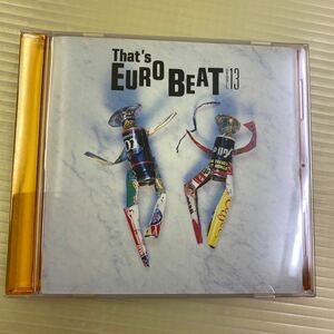 【同梱可】☆　THAT'S EUROBEAT ザッツ・ユーロビート VOL.13 　 　　（CD）★　29B2-61