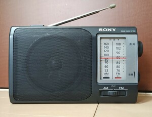 ★SONY FM/AM ２バンドポータブルラジオ ICF-801 ワイドFM対応 中古品★