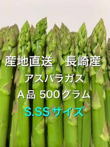 産直長崎産アスパラガスS.SSサイズ 500グラム