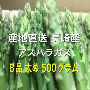 産直長崎産アスパラガスB品 太め 500グラム