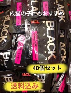 BLACK カツオ・マグロ 15歳以上用 ゼリー仕立て 80g入40個セット