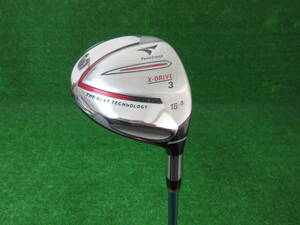 c320【BRIDGESTONE】TOUR STAGE X-DRIVE 2007 3W 15度 Tour AD QUATTRO TECH 65(S)装着 ツアーステージ Xドライブ FW 中古クラブ