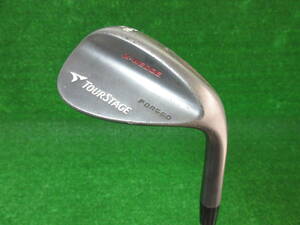 c324【TOUR STAGE】X-WEDGE FORGED 黒染め 58度-12度 Dynamic Gold S200装着 ツアーステージ フォージド DG ダイナミックゴールド 中古品