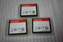 コンパクトフラッシュ(CF) 　SanDisk　64GB(1枚) 32GB(2枚)　合計3枚_画像2