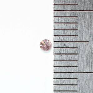 【100円～】0.033ct 天然ダイヤ Fancy Intense Purplish Pink(ナチュラルカラー)I2の画像5