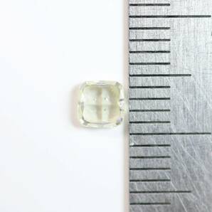 【100円～】0.442ct 天然ダイヤ LIGHT YELLOW (ナチュラルカラー) SI1 Xカットの画像5