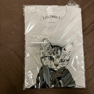 ヒグチユウコ　Tシャツ 休憩　Lサイズ　ボリス雑貨店　higuchi yuko ねこ　きのこ