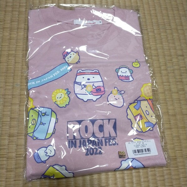 即決送料込■ROCK IN JAPAN FES 2022/すみっコぐらしTシャツ/ピンク/M RIJF限定 検)COUNTDOWN JAPAN 2122/CDJ/JAPAN JAM/ジャパンジャム