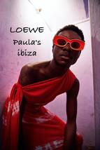 2020.21 国内正規美品■Loewe/ロエベ ワンピース/ドレス ボーダー シルク５０％ ' Paula's ibiza collection'/春夏 ロング_画像1