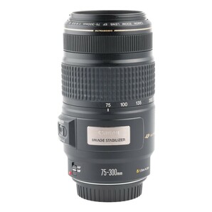 04183cmrk Canon EF75-300mm F4-5.6 IS USM 望遠 ズームレンズ EFマウントの画像1