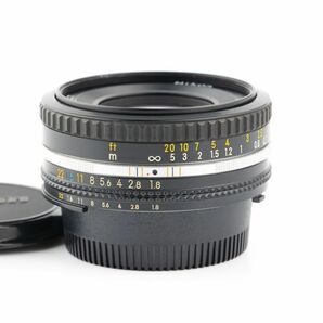 06310cmrk Nikon Ai NIKKOR 50mm F1.8S Ai-S 単焦点 標準 パンケーキレンズ ニコン Fマウントの画像1