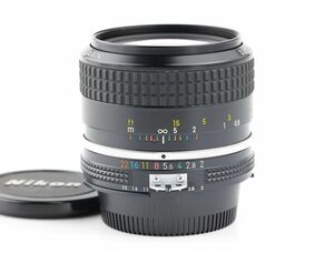 06401cmrk Nikon Ai NIKKOR 35mm F2 単焦点 広角レンズ ニコン Fマウント