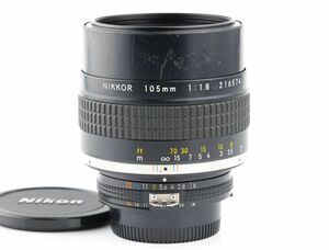06426cmrk Nikon Ai NIKKOR 105mm F1.8S Ai-S 単焦点 中望遠 大口径レンズ Fマウント