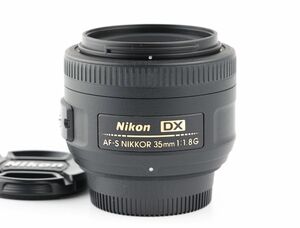 06509cmrk Nikon AF-S DX NIKKOR 35mm F1.8G 単焦点 標準レンズ Fマウント
