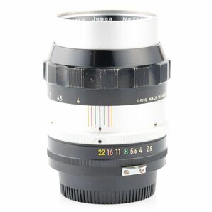 06521cmrk Nikon NIKKOR-P Auto 105mm F2.5 非Ai 単焦点 中望遠レンズ Fマウントの画像5