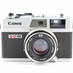 06581cmrk Canon Canonet QL17 G-III CANON LENS 40mm F1.7 大口径レンズ レンジファインダーの画像1