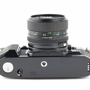 06718cmrk Canon A-1 + New FD 50mm F1.4 MF一眼レフ フイルムカメラ 標準レンズの画像6