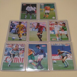 PLASCOT EUROPEAN CHAMPIONSHIP STARS 1996 8枚セット DELPIERO GASCOIGNE HAGI LUIS ENRIQUE SALINAS デルピエロ 激レア 非PANINI TOPPS