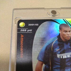 FOOTBALL CHAMPIONS ITALY 2001-02 INTER MILAN RONALDO 070/230 インテル・ミラノ ロナウド ブラジル代表 フォイル加工インサート 激レアの画像4