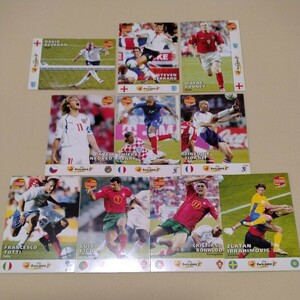 CZECH STADION CARDS EURO2004 COMPLETE SET BECKHAM ZIDANE FIGO CRISTIANO RONALDO IBRAHIMOVIC ベッカム ジダン ロナウド等 45枚コンプ