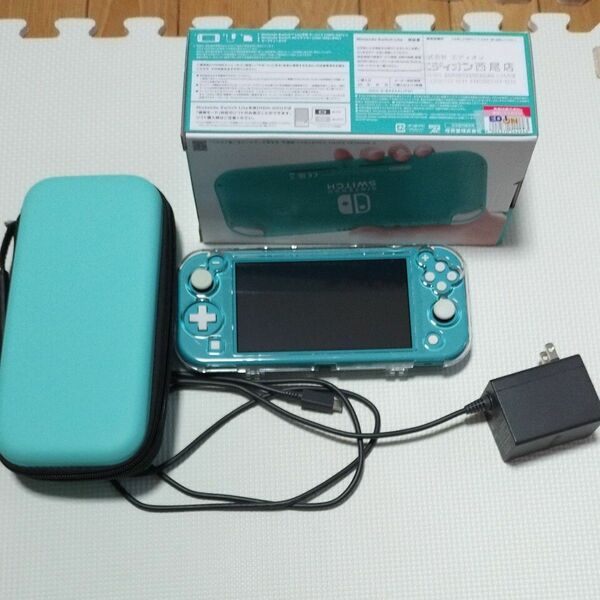 中古　Nintendo Switch Lite ターコイズ　 ニンテンドースイッチライト　（2023年3月エイデンで新品購入）