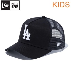 NEWERA ニューエラ キッズ ユース ロサンゼルス ドジャース LA CAP メッシュ キャップ 帽子 野球 大谷翔平 子供用 男の子 女の子 ブラック