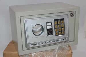  unused * safe small size numeric keypad type security box ( electron lock ) lodging facility . put Mini safe crime prevention measures *2970