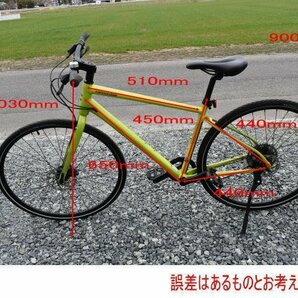 ☆cannondale(キャノンデール) クロスバイク Quick(クイック5) 9段変速 700×35C トップチューブ510mm★10353の画像8