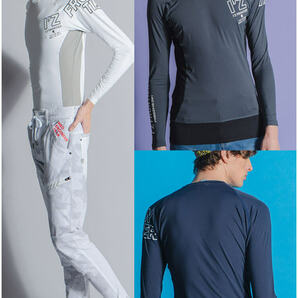 作業服 春夏 アイズフロンティア 接触冷感コンプレッションクルーネックシャツ 210 Lサイズ 5ブラックの画像3