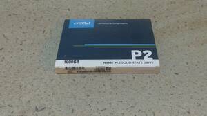 新品、開封、未使用　M.2 SSD crucial P2 1000GB NVMe M.2 SOLID STATE DRIVE