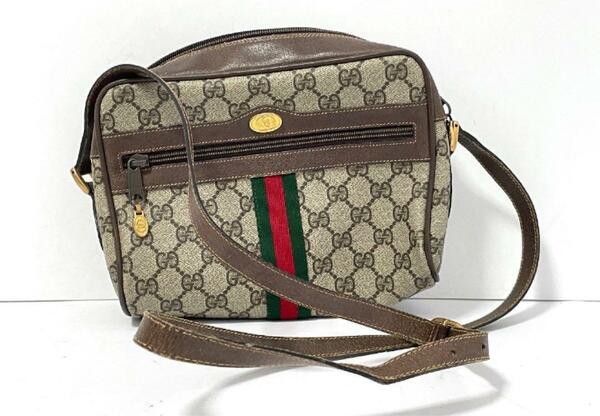 GUCCI グッチ　オール バッグ　カバン　シェリーライン GGスプリーム