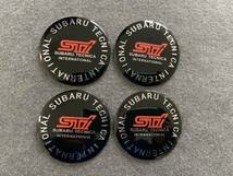 ★スバル SUBARU STI★312★ホイールセンターキャップシール ハブキャップシール 車用 4枚セット 直径56mm_画像1