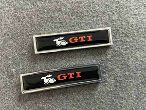 ★フォルクスワーゲン GTI★32★ ステッカー エンブレム デカール プレート スクラッチを隠す シール装飾 バッジステッカー 2枚セット