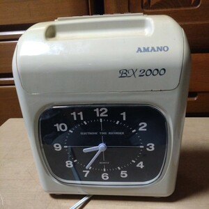 amano time recorder BX2000