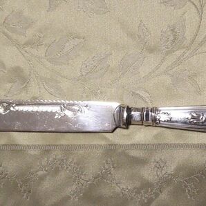 純銀ハンドル 英国 ブレッドナイフ