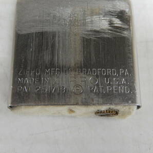 ZIPPO ジッポ オイルライター HARDWOOD DOOR CORP. MADE IN U.S.A 1953-55年の画像8