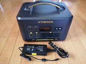  VTOMAN ポータブル電源 JUMP 1500X リン酸鉄 828Whポータブルバッテリー 大容量 定格出力1500W