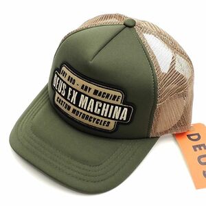 D0564S 新品 23SS DEUS EX MACHINA/キャップ【サイズ：ONE SIZE】OLIVE COMBO DMP237772 GRIP TAPE TRUCKER CAP デウスエクスマキナ