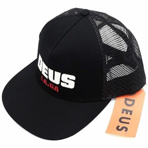 D0573S 新品 23SS DEUS EX MACHINA/キャップ 【サイズ：ONE SIZE】 ブラック DMP237775 AKIN TRUCKER デウスエクスマキナ