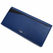 C0514SP4 未使用品 Dubeige/レザーウォレット 長財布 ブルー 日本製 ドゥベージュ _画像1