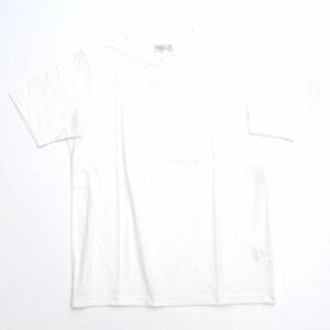 D05139 新品 agnes b. homme/Tシャツ 【サイズ：2】 ホワイト 無地 日本製 アニエスベーオム 