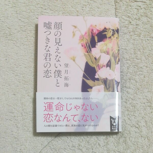 顔の見えない僕と嘘つきな君の恋 望月拓海 文庫 中古 初版 帯付き