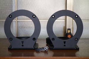 ツイータースタンド　Tweeter mounting bracket stand for JBL 075 2405(H) 077 2403 馬蹄型 　 6mm(厚) 1ペアー