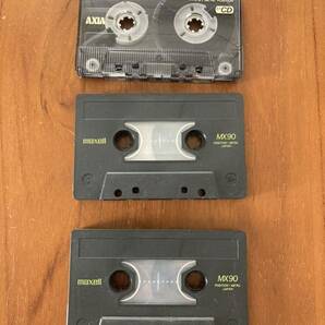 カセットテープ 使用済み メタル ３本 マクセルMX90 2本 AXIA Metal46 1本 ソニー TDKの画像3