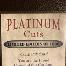 【1,000枚限定】大谷翔平　PLATINUM CUTS プリントサインカード_画像4