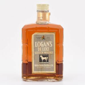 未開栓 ローガン デラックス ホワイトホース スコッチウイスキー LOGAN'S DE LUXE SCOTCH WHISKY White Horse 760ml 43度 古酒 希少 #75の画像1