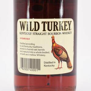 1円 未開栓 ワイルドターキー 8年 バーボンウイスキー WILD TURKEY 8 YEARS OLD BOURBON WHISKY 1000ml 50.5% 箱付 旧ボトル 古酒 希少 #78の画像7