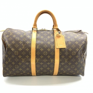 LOUIS VUITTON ルイヴィトン M41426 キーポル50 ボストンバッグ 旅行かばん モノグラム ブラウン ベージュ ユニセックス 管理HS37127